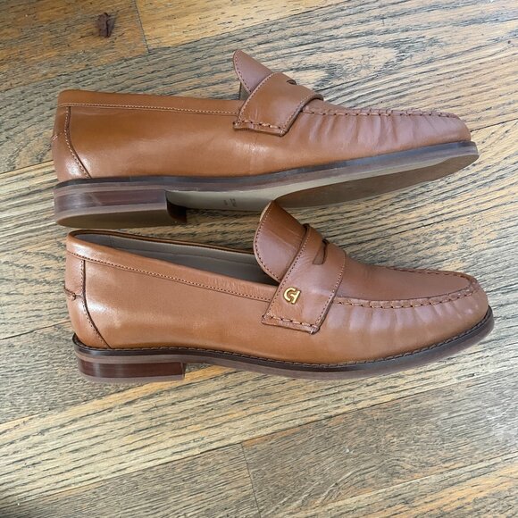 Cole Haan Brown Penny Leather Women’s Loafers Size 7.5 - Picture 6 of 8